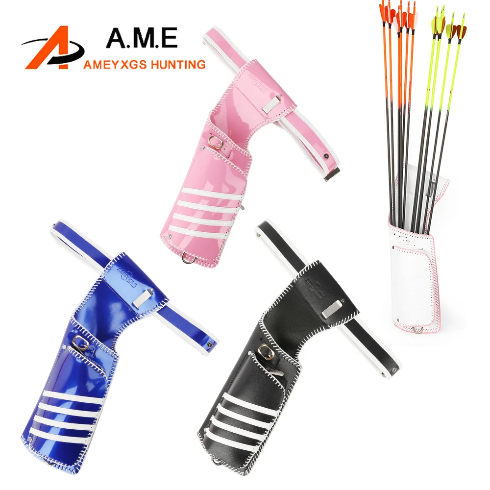 Left Hand Arrow Quiver Archery Hip Arrow Bag Compound Bow Hunting Recurve Bow Shooting Target Arrow Holder
