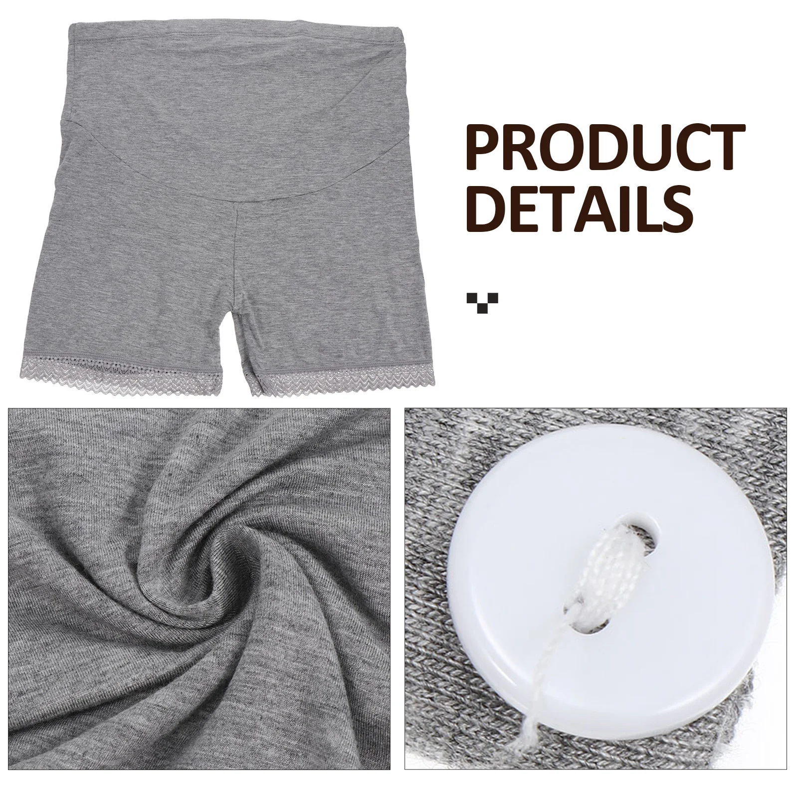 

2Pcs Belly Support Cotton Maternity Underwear Elastic Safe Pregnant Panties High Waist Seamless Knickers Lightweight Portable