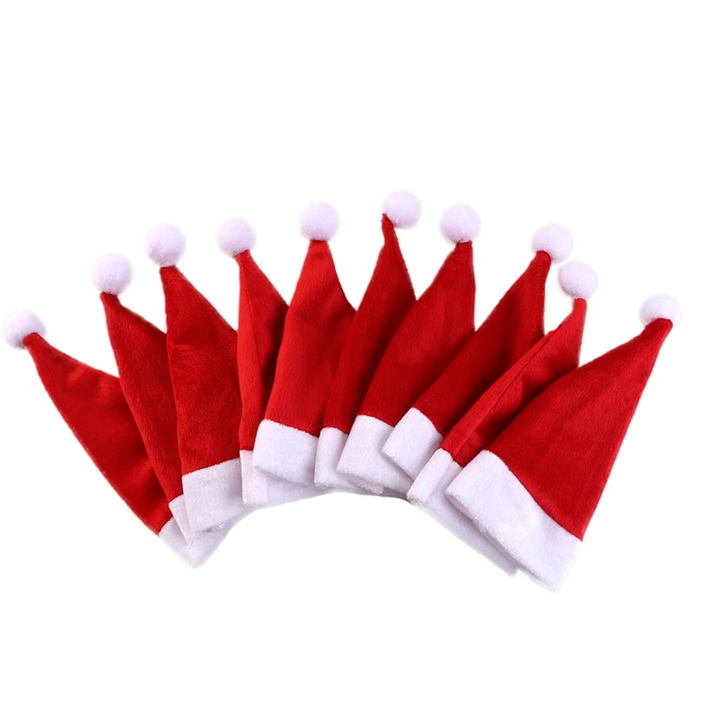 

28pcs Christmas Hat Knife Fork Cover Cutlery Pouches Tableware Bags Silverware Holders Decorative Storage Christmas