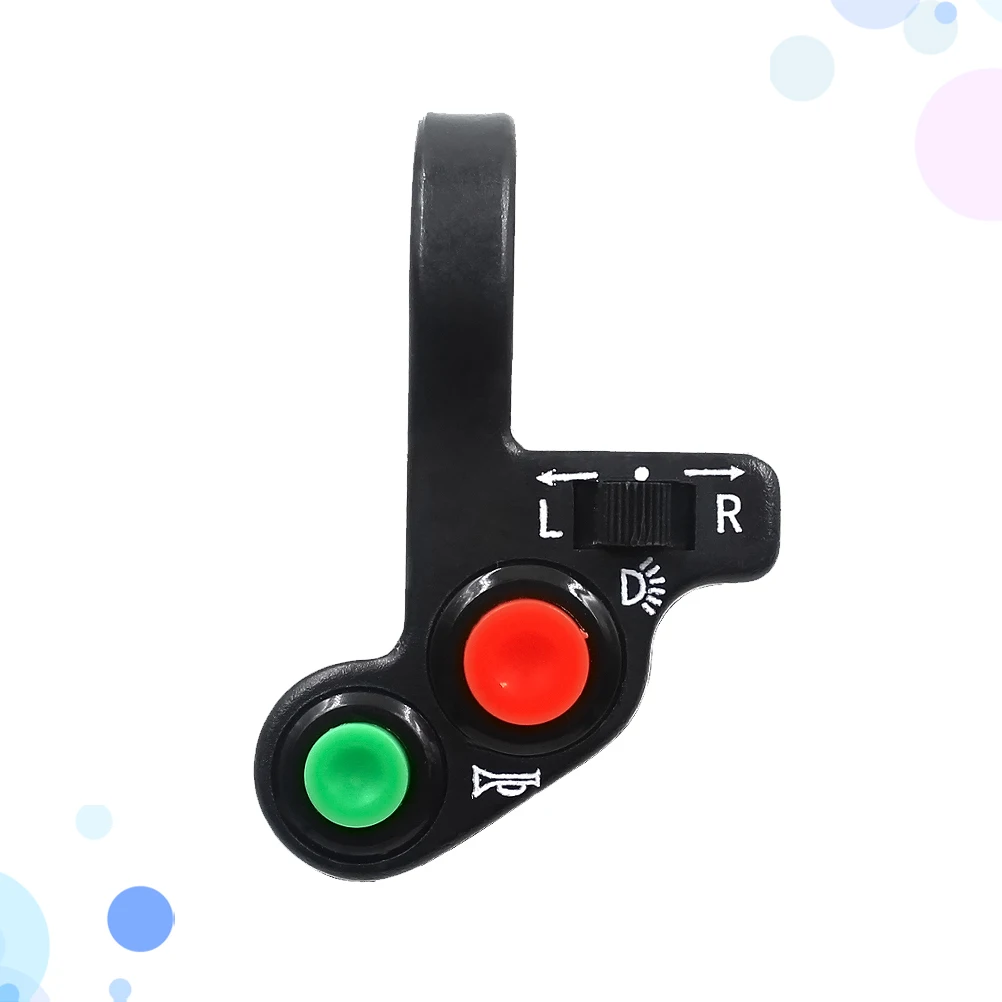 

Scooter Horn Switch Motorcycle Turn Signal Light Car Headlight Flameout Control Button Durable High Grade Material