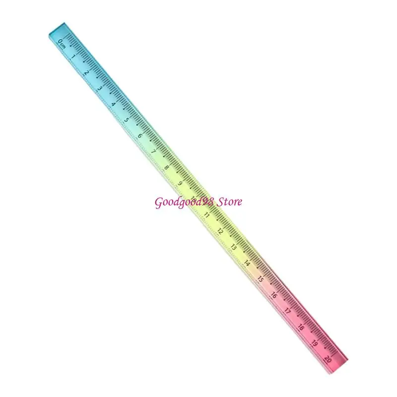 Clear Acrylic Metric Scale Drawing Ruler for Architectural Drawing Measuring 