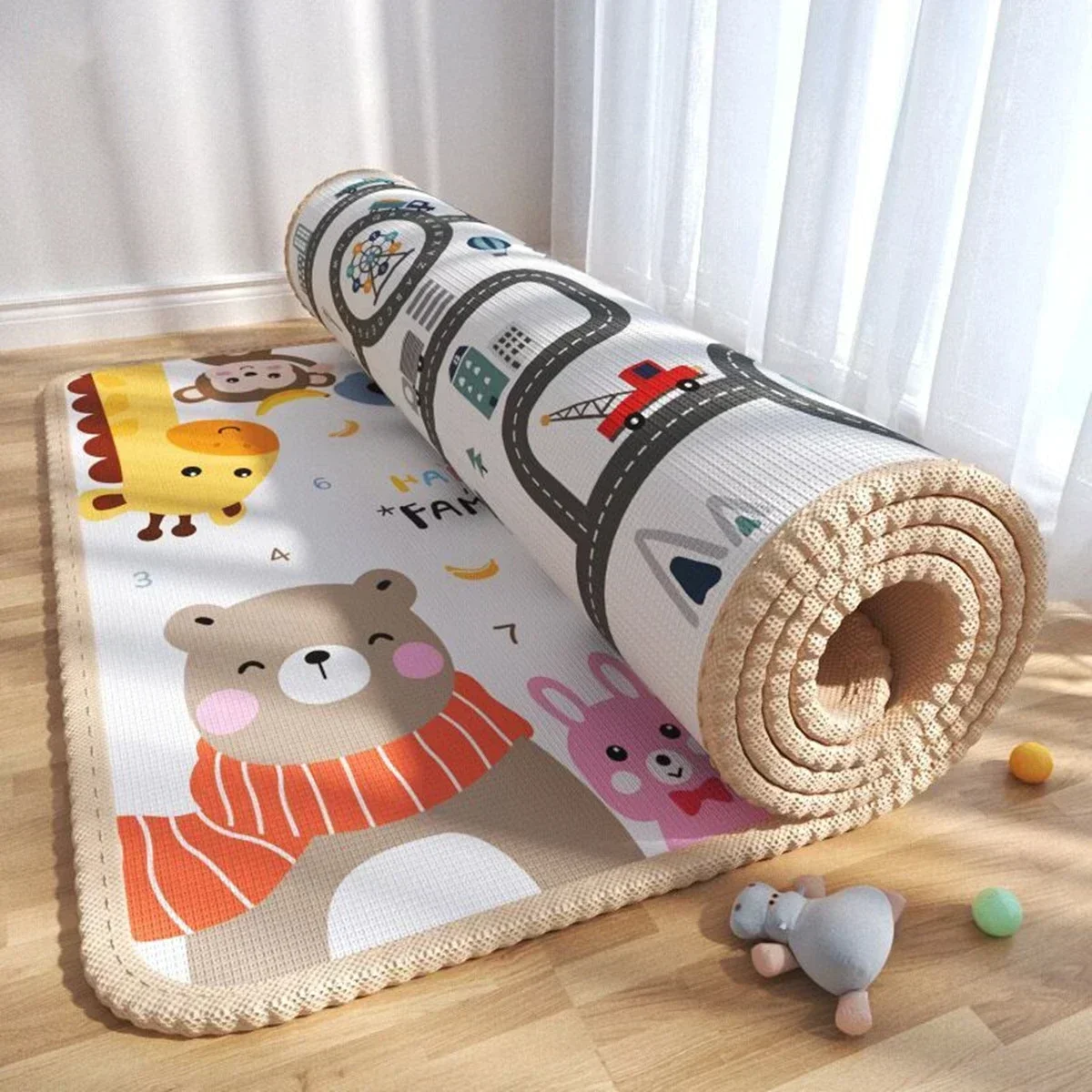 Double Sided Pattern Thick EPE Environmentally Baby Crawling Play Mats Mat Carpet Large Size Play Mat for Children's Safety Mat