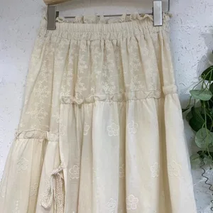7 principais vendas saia linho bordada - №8