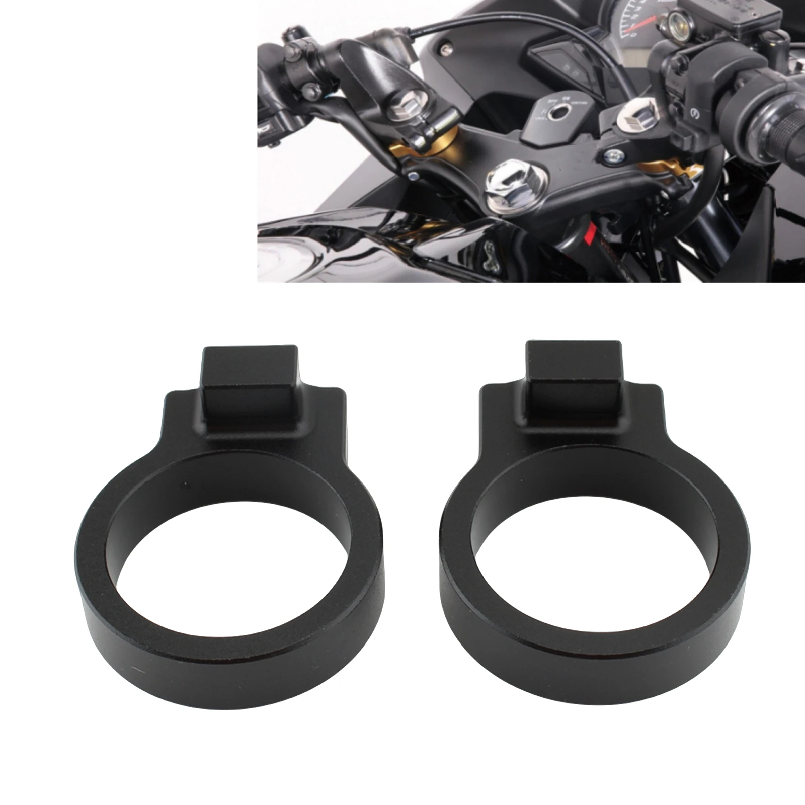 

For Honda CBR125R JC50 All Years Motorcycle Handlebar Risers Bar Mount Risers Mount Extension