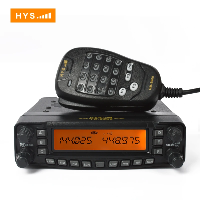 TC-9900 800 Channels HF/VHF/UHF Mobile Walkie Talkie Car FM Radio