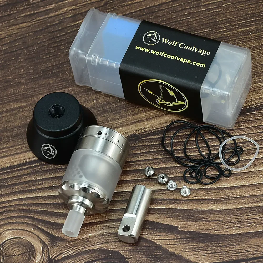 

Vape Испаритель Hurricane 1,4 NG RTA 24 мм 3 мл 4 AirPins Бак