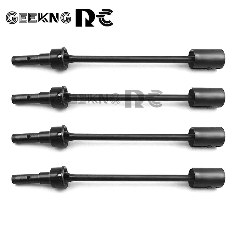 

4pcs Steel Driveshaft CVD Drive Shaft and Drive Cup for E-Revo 2.0 VXL 86086-4 1/10 RC Car Upgrade Parts Accessories