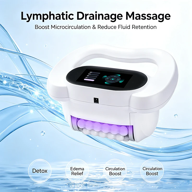 4.3inch LCD Screen Inner Ball Roller Device Bidirectional Rotation For Full Body Massage Therapy Fat Burning Fat Decomposition