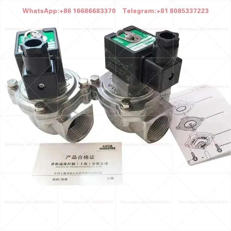 ASCO electromagnetic pulse valve dust removal SCG353A044/047/051/055 right angle one inch AMF-Z-25 SCG