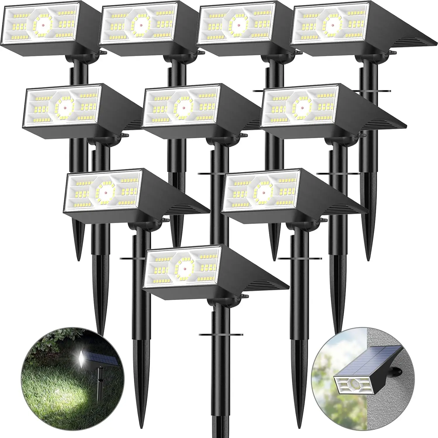 Ground Lighting Natural Stone Resin 30cm IP67 Step Light Motion Sensor Fall Yellow