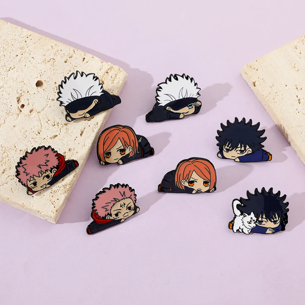8 Stück Anime-Broschen Itadori – Embroidery Tulle Bewertung und Preis