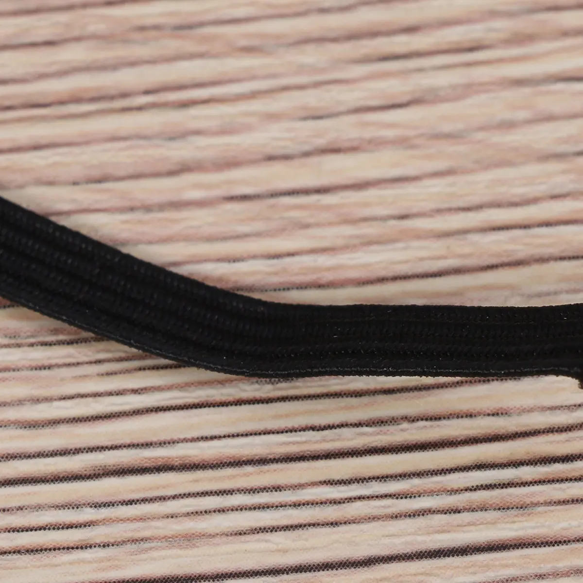 

1 Roll 6Mm 180M Black Elastic Band Flat Stretch Belt Roll For Clothing Accessories Diy Sewing Costume Waistband Cuff Strap