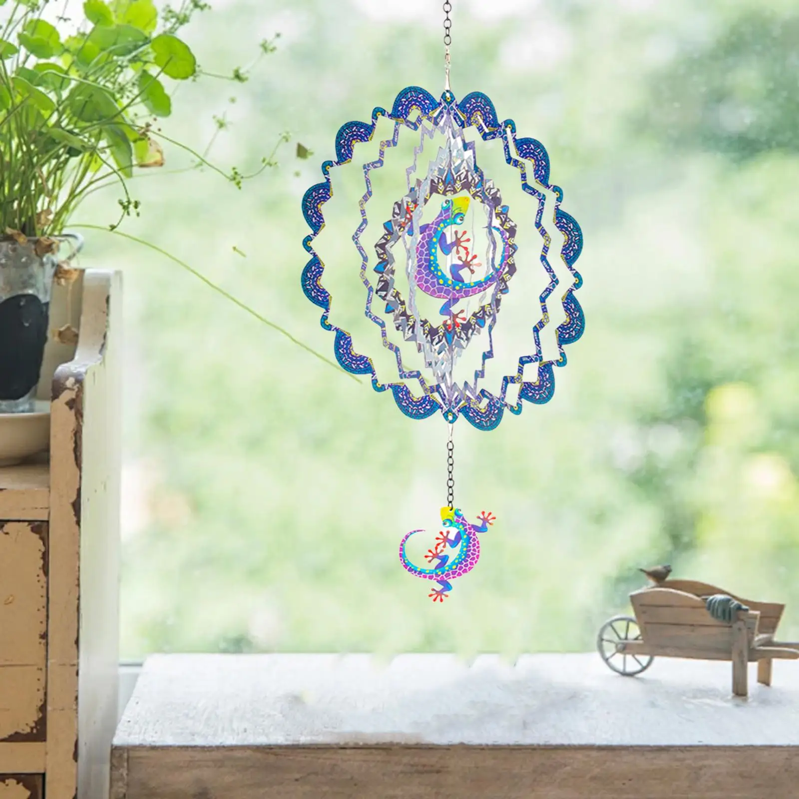 

Wind ,Garden Ornament,Metal,Decoration,Hanging Rustproof Wind Sculpture