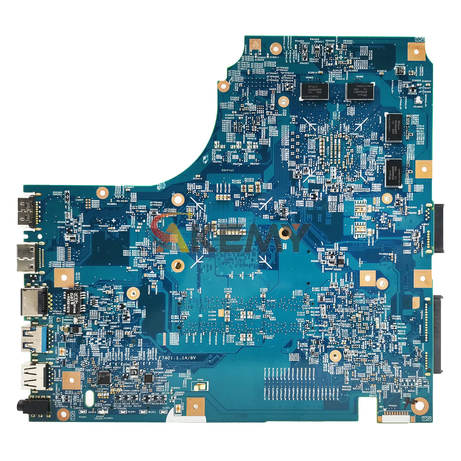 Placa base para ordenador portátil X450JF para ASUS VivoBook K450J SV41J X450J X450JB A450J X450JF X450JN placa base para portátil con CPU i3 i5 i7