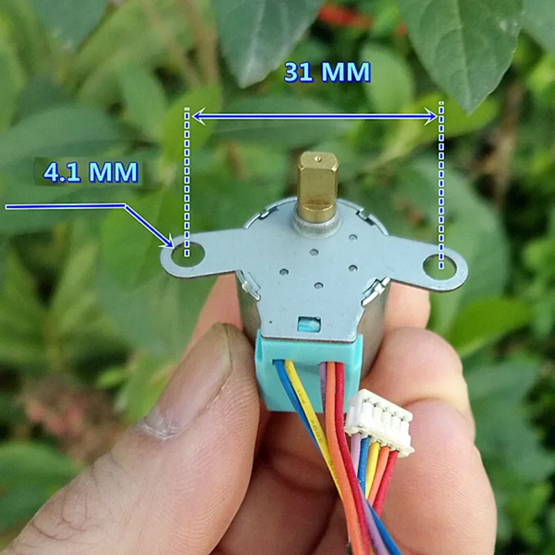 Micro 2020BYJ-100H DC 5V 6V 4-Phase 5-Wire Gear Stepper Stepping Motor 1:16 Ratio