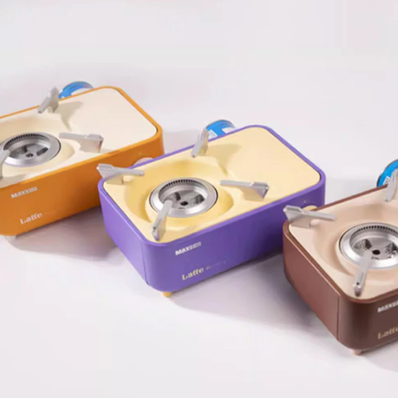 

BEIYUE Three Color Card Stove Outdoor Mini Windproof Stove Barbecue Stove Outdoor Hot Pot Picnic Travel Portable Gas Stove
