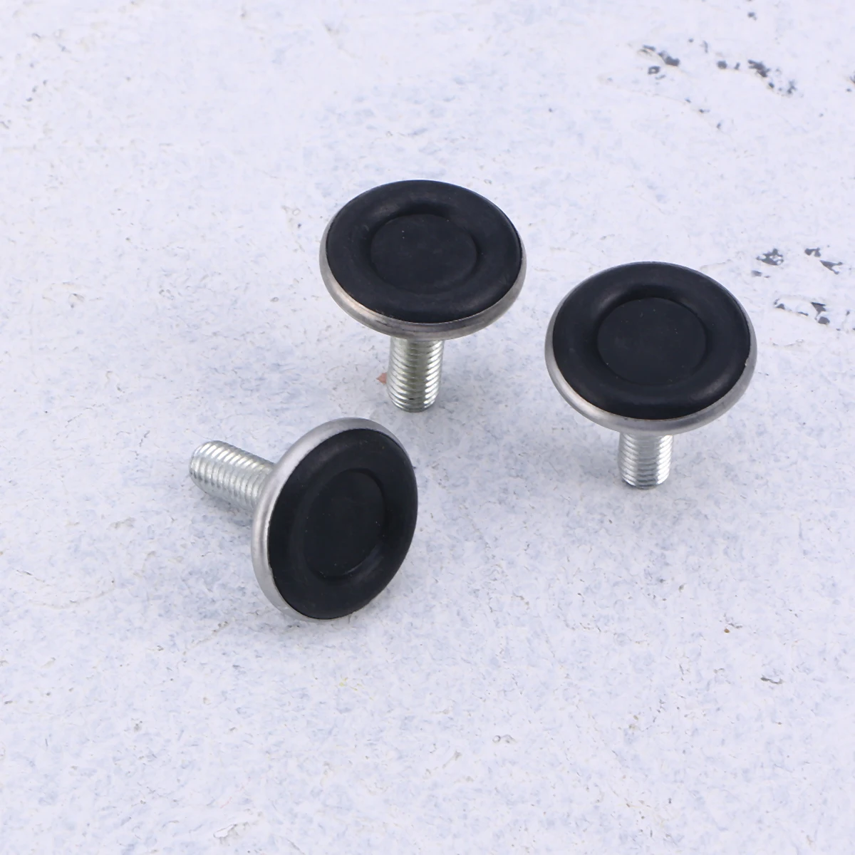 

12Pcs Adjustable Furniture Leveler Legs Heavy Duty M8x25mm Black Screws for Chair Cabinet Table Bookshelf Furniture Leveler Nut