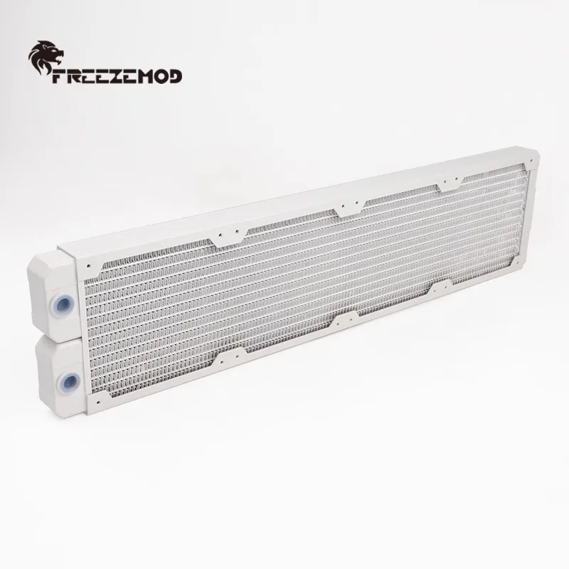 

FREEZEMOD G1/4 Computer Water-cooled Copper Radiator 480mm TSRP-TW480 Copper Fins Heat Sink Support 12CM Fan