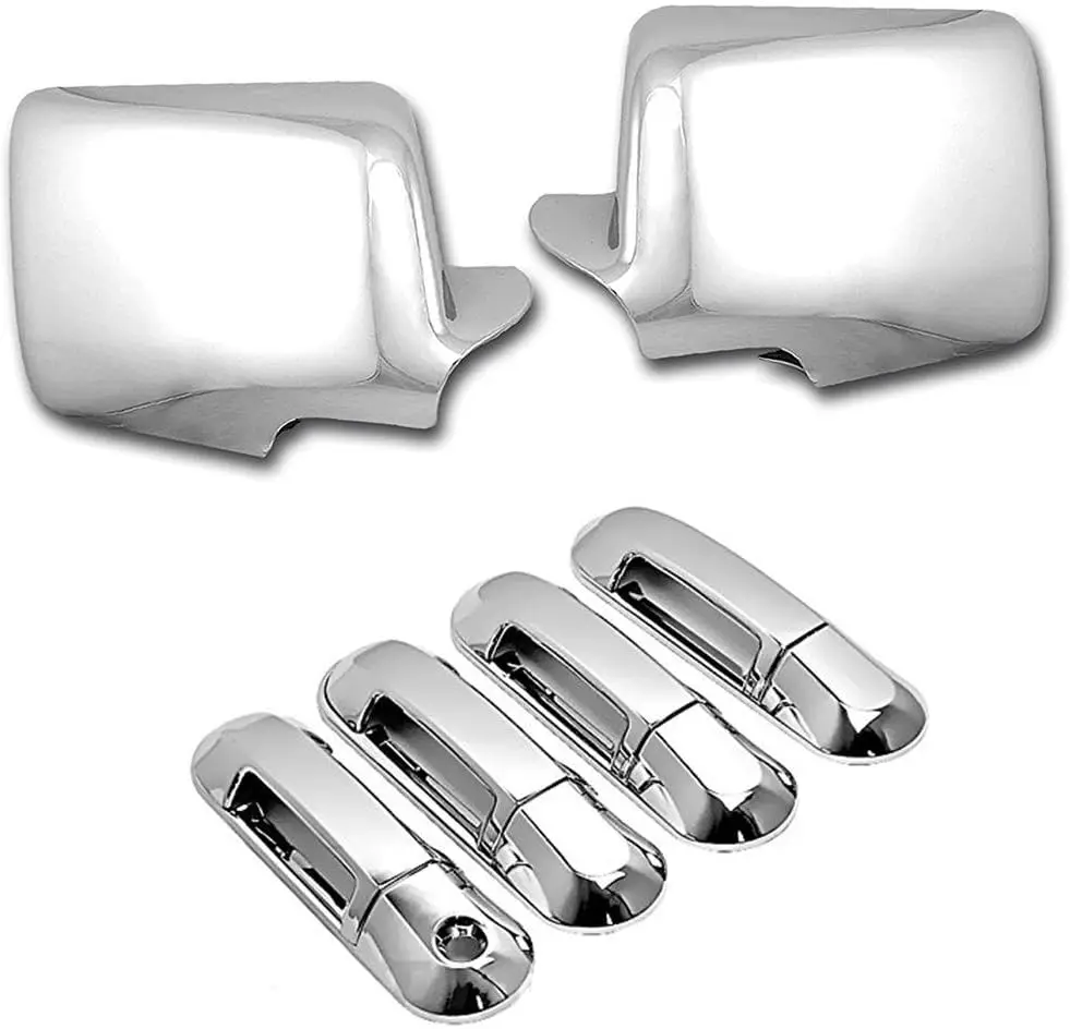 Chrome Full Mirror & Door Handle Covers For Ford Explorer 2006-2010 / Explorer Sport Trac 2007-2010 / Mercury Mountaineer 06-10