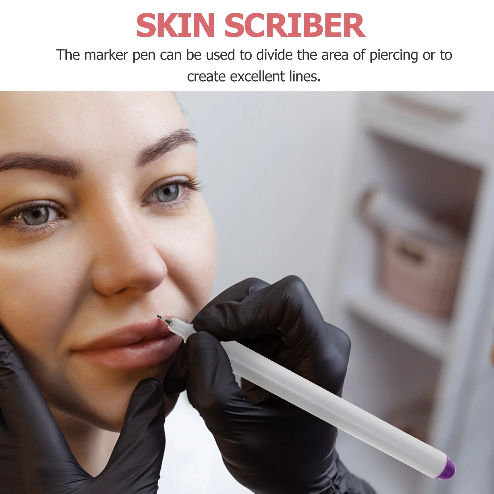 

3Sets Skin Marker Pen Eyebrow Position Ruler Mapping Tool Professional Microblading Tattoo Marker Makeup Skin Marking Pen