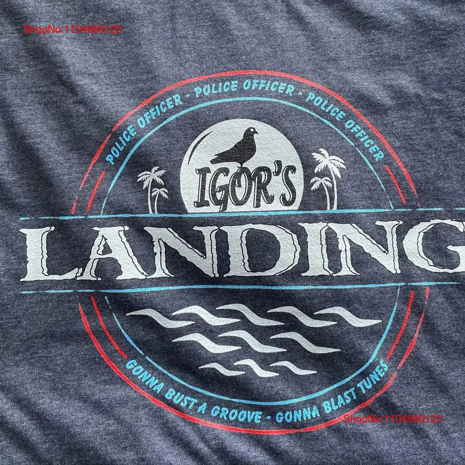 تي شيرت مستوحى من PPPP The Landing Igor تي شيرت أصلي للمروحة Art P4 عتيق مغسول وممتد برسومات غير رسمية متعددة الاستخدامات قليلاً أوم