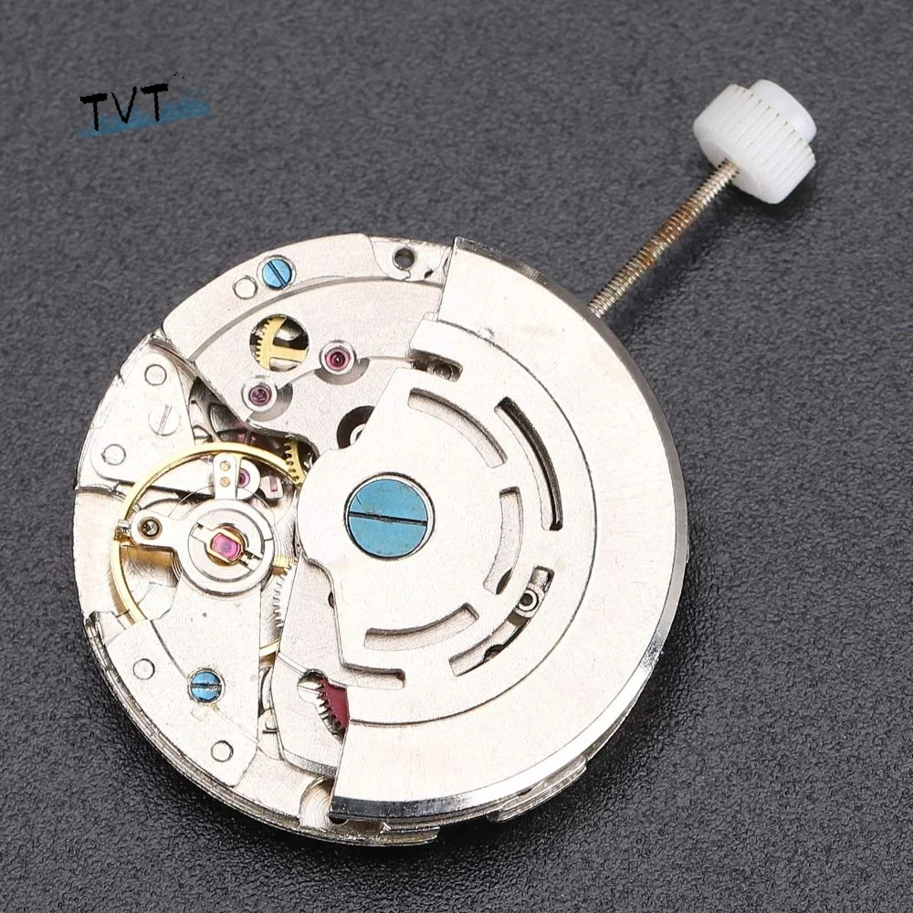 

White Movement 2813 Watch Movement 4 Pin Design 3 Hands Automatic Mechanical Movement Single Calendar Automatic Mechanism