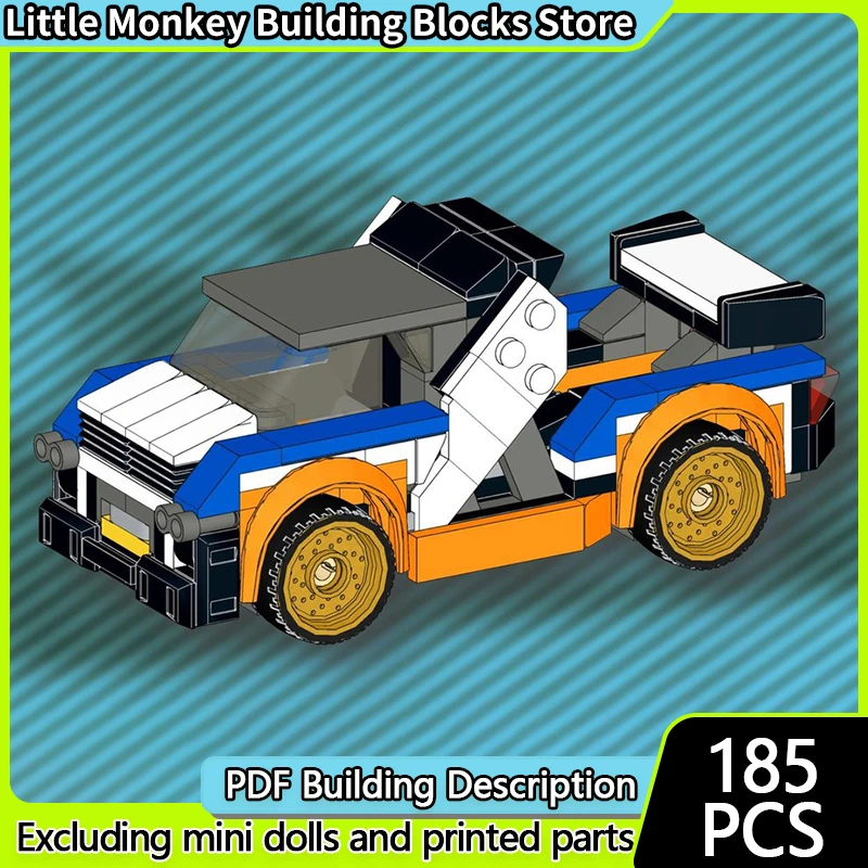 

Модель скоростного гоночного автомобиля MOC, строительные кирпичи, классический город, гоночный грузовик, модульная технология, детские праздничные подарки, сборный игрушечный костюм