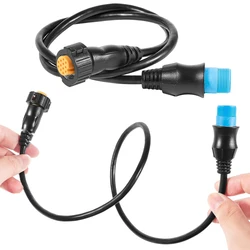 Cable adaptador de transductor de 8 pines a sonda de 12 pines XID 010-12122-10 para Garmin AIRMAR, ECHOMAP Chrip/UHD/Ultra, GPSMAP, buscador de peces
