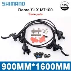 DEORE SLX M7100 MTB เบรคซ้ายขวา900/1600มม. จานเบรกจักรยานเสือภูเขา