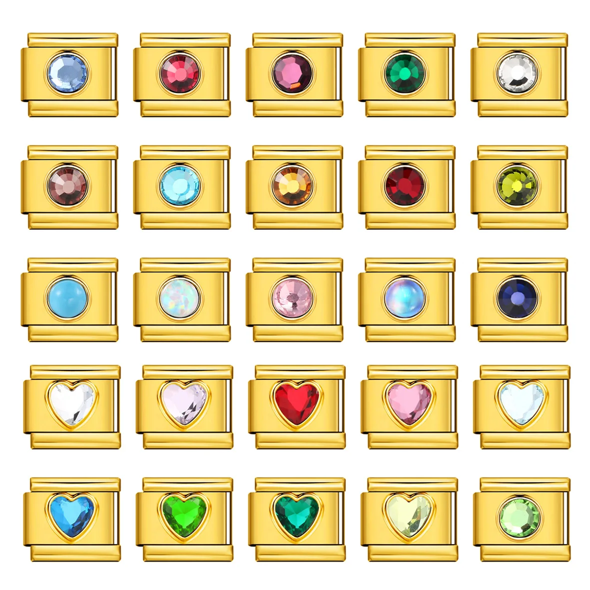 Модные-золотые-красочные-круглые-сердечки-с-цирконием-итальянские-браслеты-подвески-подходят-для-женщин-звено-из-нержавеющей-стали-9-мм-изготовление-ювелирных-изделий-своими-руками