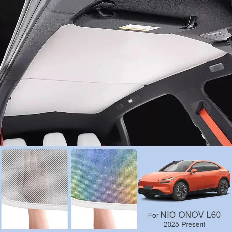

Солнцезащитный козырек для люка автомобиля, цветной, с нано-изоляцией от тепла, защита от УФ-излучения, автоаксессуар для NIO ONOV L60 2025-настоящее время