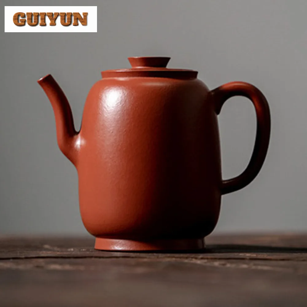 Pure Handmade Zisha Pot, Autêntico Yixing Bule De Argila Roxa, Raw Ore Dahongpao Mud Beauty Kettle, Presentes Teaware Personalizados, 140ml