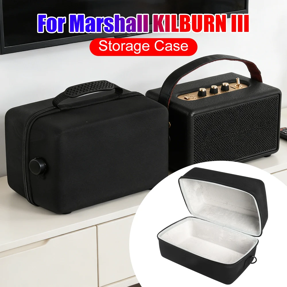 

Hard EVA Storage Case with Shoulder Strap Portable Travel Carrying Bag EVA Portable Storage Bag for Marshall KILBURN III Speaker