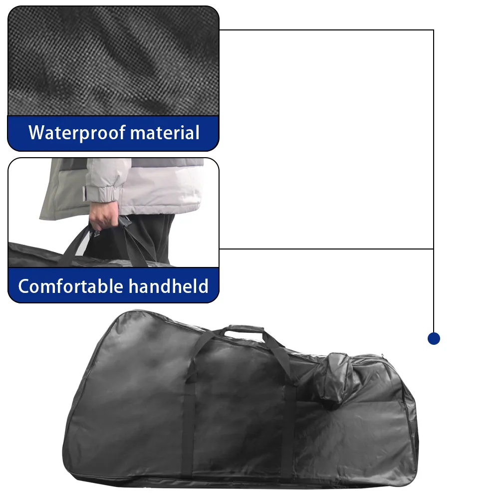 Folding Electric Scooter Carry Bag Scooter Waterproof Storage Bag Cover Oxford Skateboard Carrying Bag for Ninebot Max G30 G30D