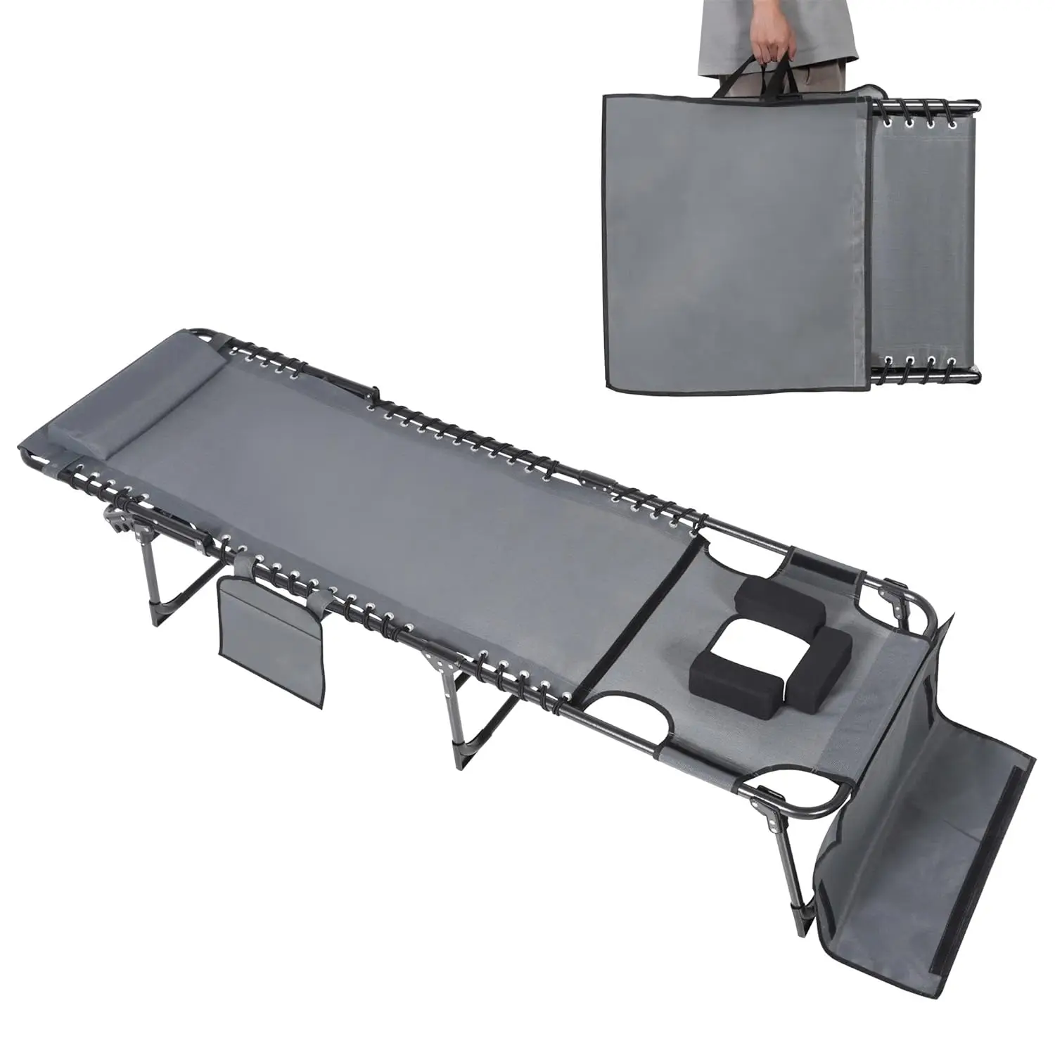 

Шезлонг для патио с отверстием для лица, 4-позиционной регулируемой спинкой, съемной подушкой и съемными элементами, настраиваемый под заказ