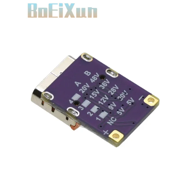 1-50PCS PD3.0 PD3.1 QC3.0 Trigger Module Type-C 5-48V 5A Fast Charging Decoy for Power Delivery DIY Projects