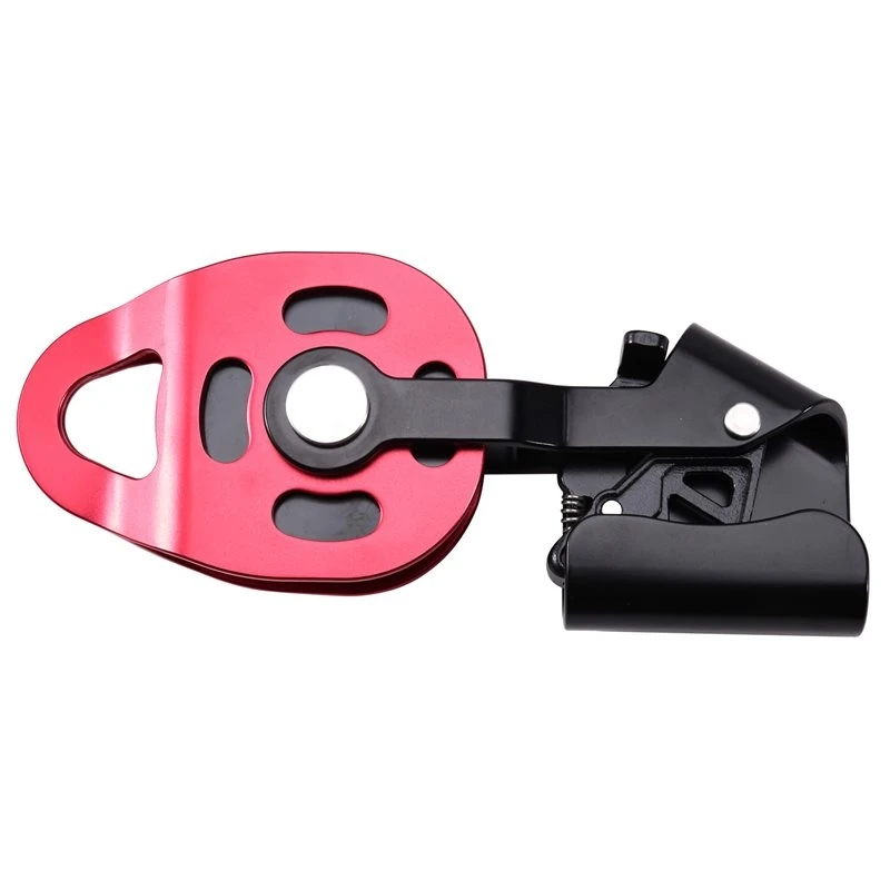 A64T-Climbing Single Rope Pulley Block, Heavy Duty For 8-12Mm Rope, Pulley Wheel, Pulley Climbing Single Wheel