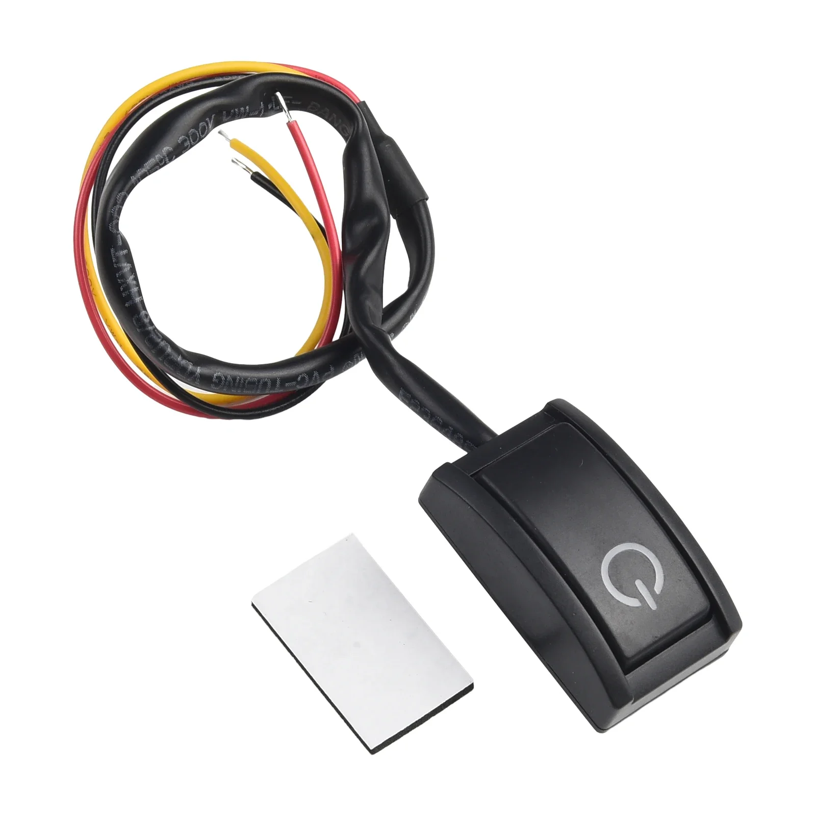 

Car LED Light Power Push Switch Button DC12V 200mA 2.4W Car Push Button Latching Turn ON/OFF Switch Car Accessories