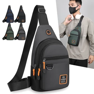 Chest Bags Men's One Shoulder Crossbody Bag Large Capacity Outdoor Sports Leisure Fashion Small Shoulder Bag Backpack Men's