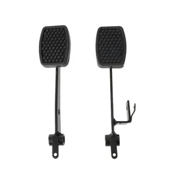 Brake Throttle Pedals Car Accelerator Pedal Nonslip Foot Rest Gas-Brake Pedal for Go Kart UTV ATV Accessories