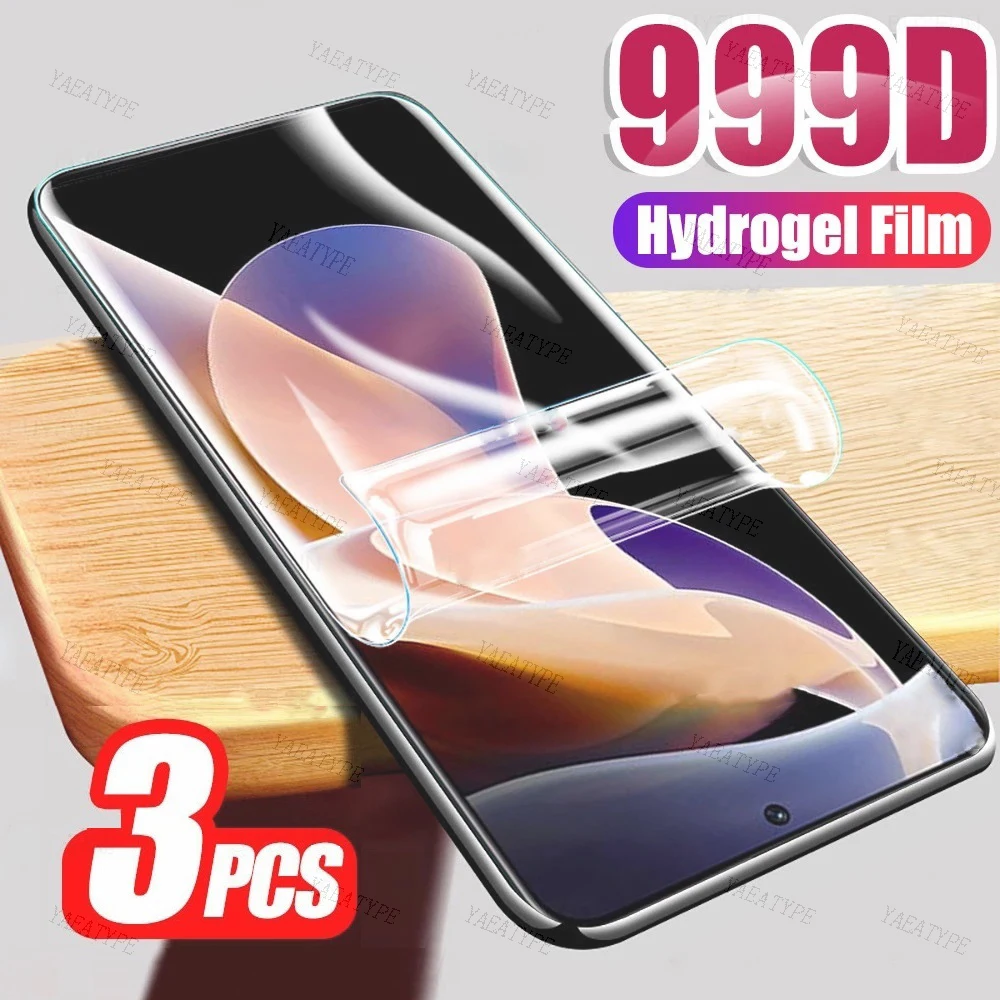 3PCS Hydrogel Film Screen Protector For Motorola Moto G5S Plus G 5G Plus Fast Stylus Pure Power Pro 2020 2021 2022 2023 Film