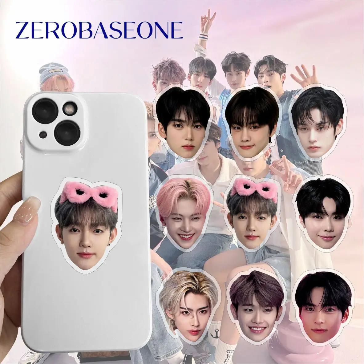 Idol ZEROBASEONE Boy Group Acrylic Phone Airbag Extendable Bracket HANYUJIN ZHANGHAO SEOKMATTHEW RICKY ZB1 Fans Collection Gifts