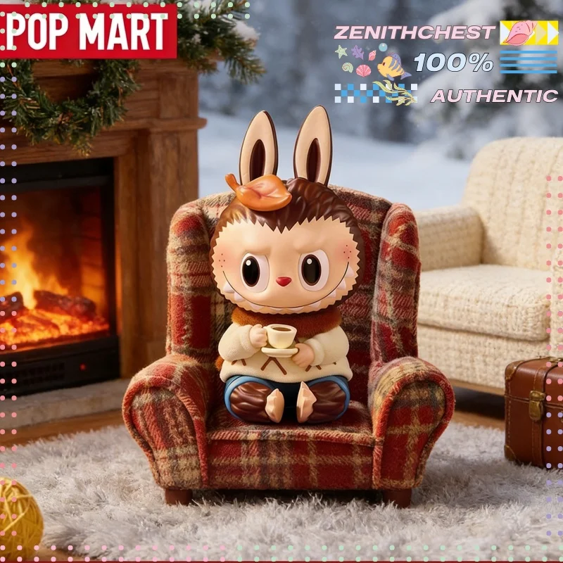 حقيقي POPMARTLABUBU ZIMOMO معطف شتاء بطاقة معلقة للأطفال العصرية هدية خاصة تجربة مثل لا آخر الحلي المنزلية #1