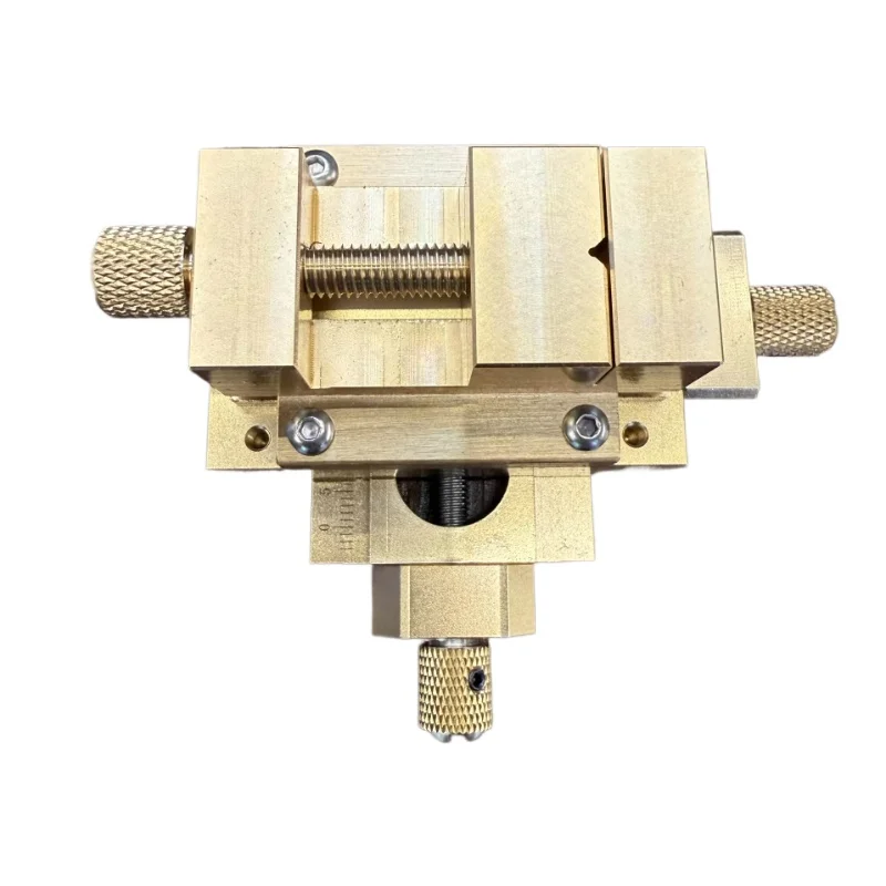 Micro Cross Slide Vise with Dovetail Guide - XY Axis Adjustable Miniature Stage