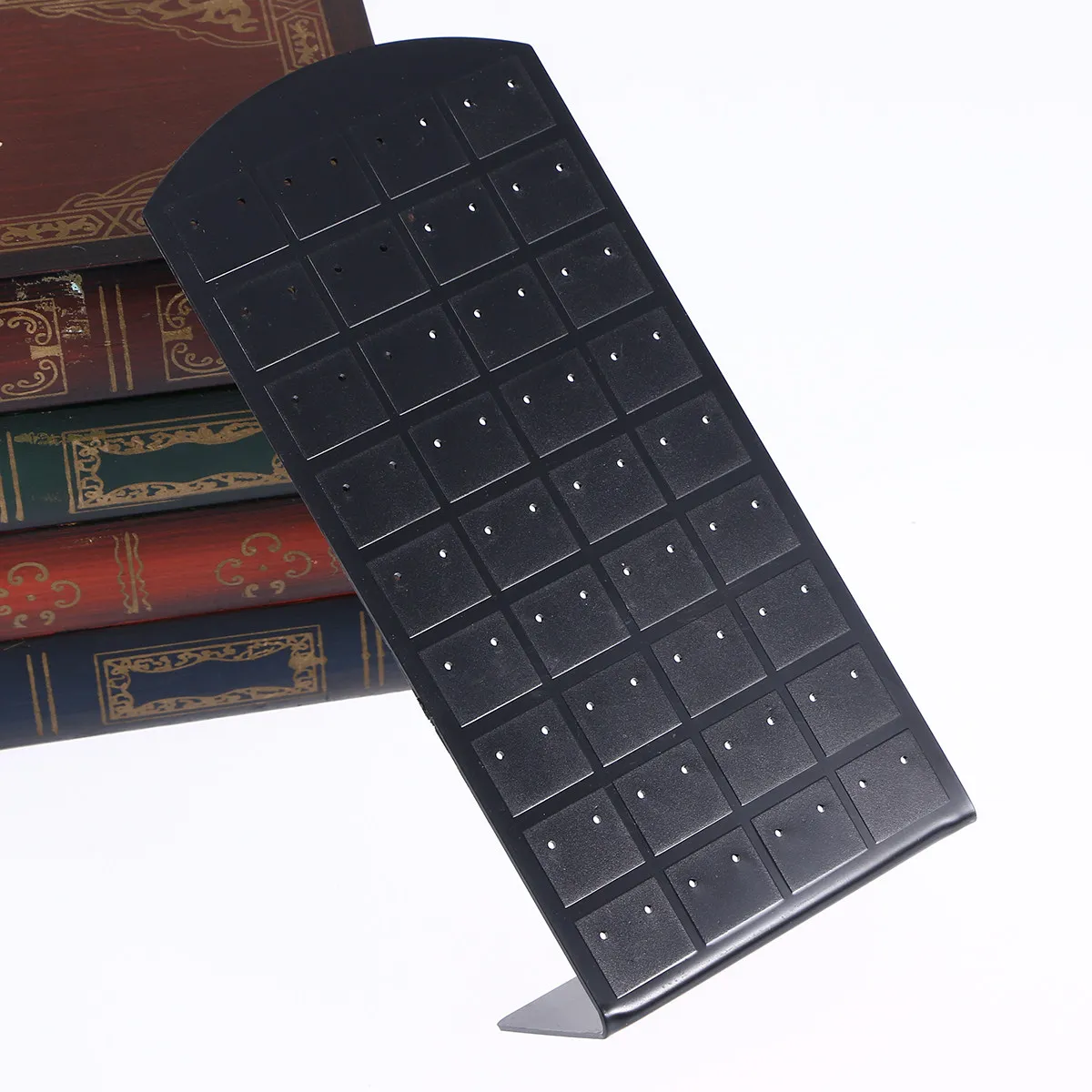 

Черная акриловая подставка для серег 186x88x56 см, прозрачная витрина для украшений, органайзер для демонстрации, выставочный декор