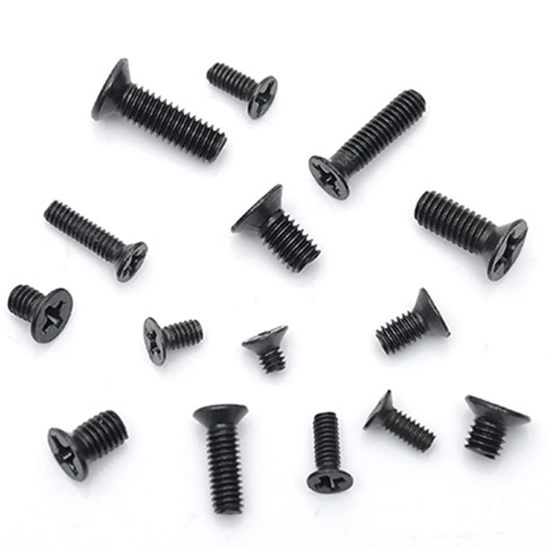 720 PièCes SéRies Mini Vis a TêTe FraiséE a TêTe Placa M1.4 M1.7 M2 M2.5 M3 Jeu de Vis en Acier au Carbone pour Ordinateur