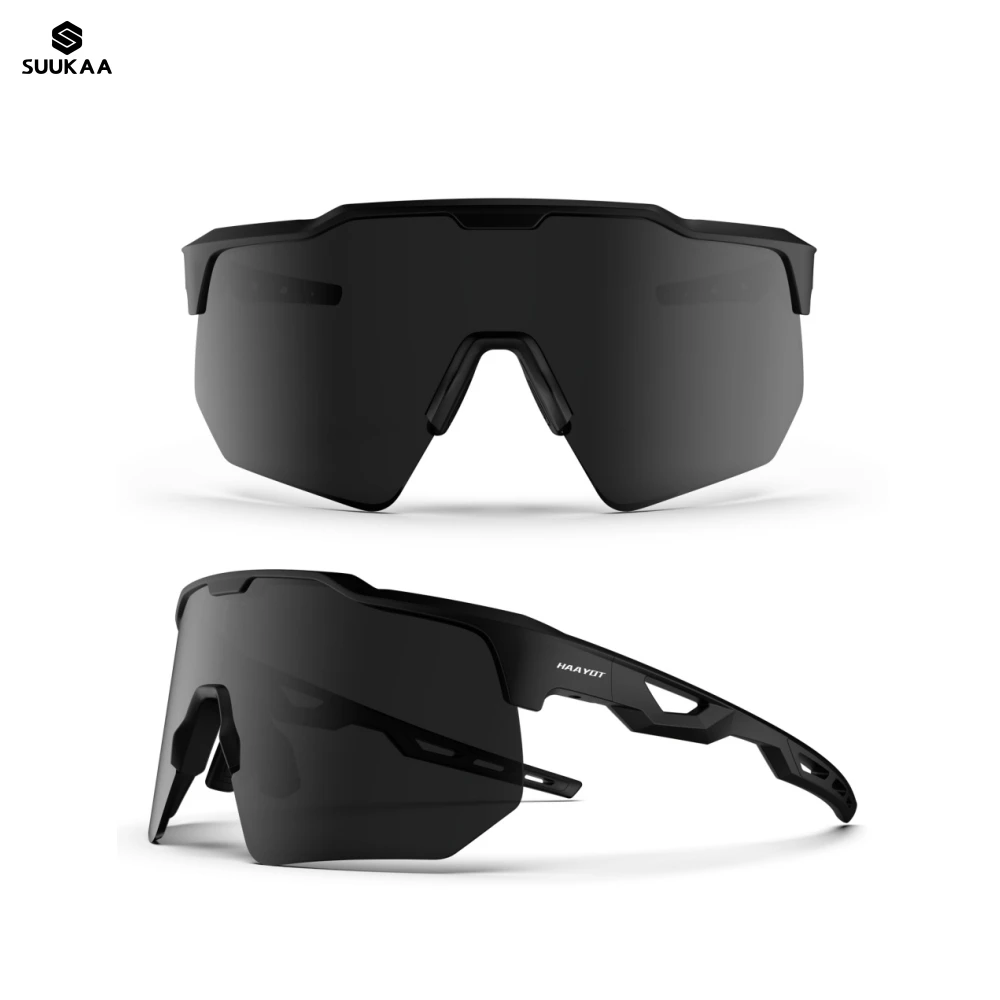 Suukaa Best Selling Cycling glasses Outdoor Sports Running Goggles Men's Mtb Bicycle Glasses Women Cycling Eyewear 1 Lens