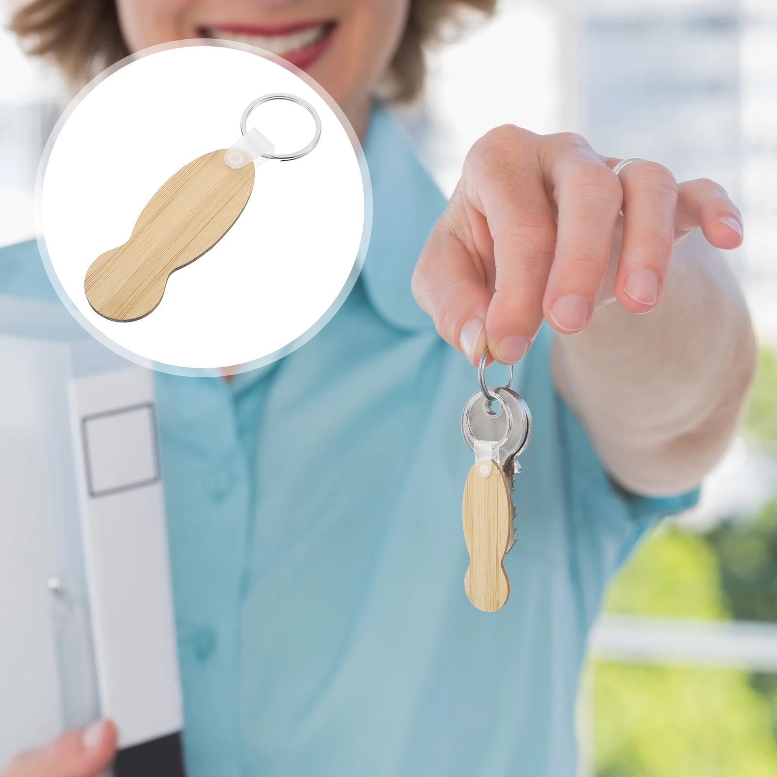 4 pçs moedas de bambu chaveiro carrinho de compras token portátil compras  tokens moeda titular supermercado chaveiros quarto falso / Brincadeiras de  interpretação, image size:1600x1600