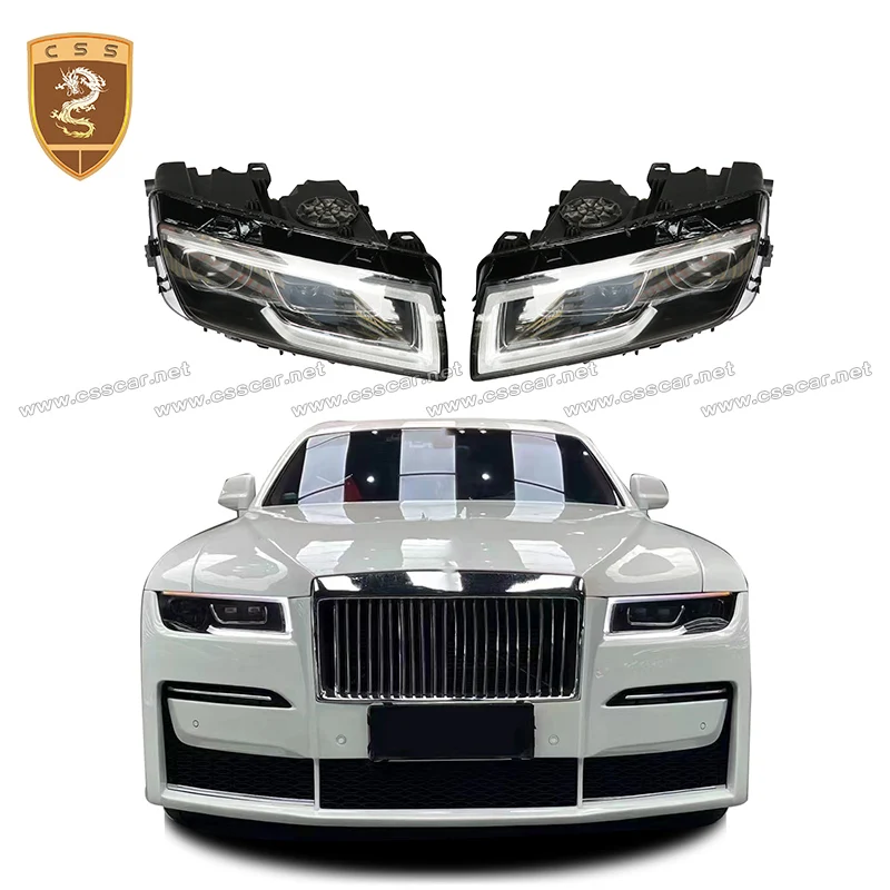 For Rolls Royce Ghost Headlight Car upgraded New 4th Generations Front Headlamps Direct Connection Replace Turn Signal Lamps