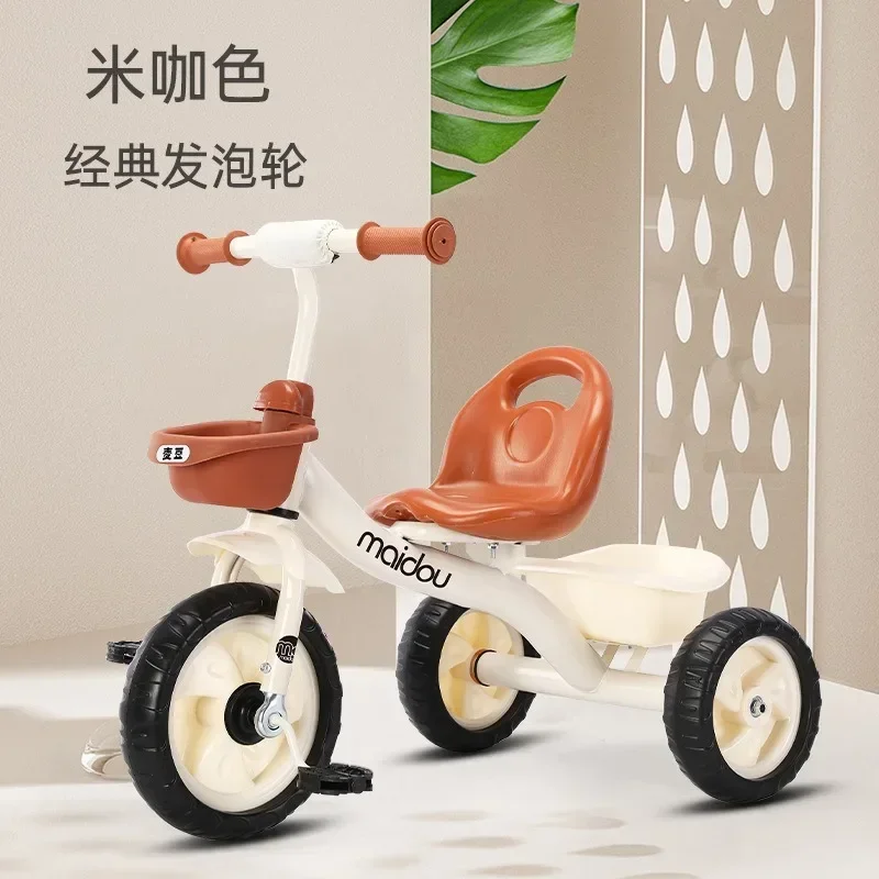 Children tricycle 1-3-6 years old bicycle baby trolley baby toy trolley